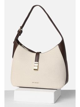 Van Heusen - Women Beige Patterned Casual Handbag