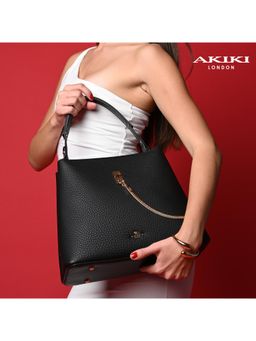 Akiki London - Thames 3C Tote Bag - Black (L)