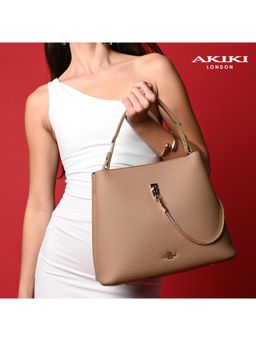 Akiki London - Thames 3C Tote Bag - Beige (L)