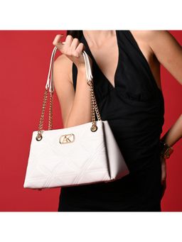 Akiki London - Piccadilly 3C Satchel Bag - White (S)