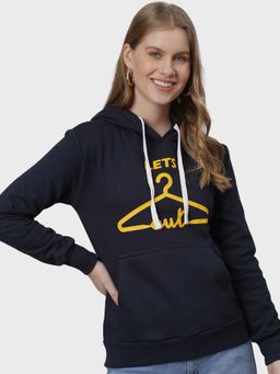 PINACOLADA - Blue Printed Sweatshirt