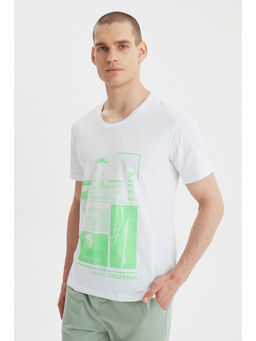 Trendyol - Man White T-Shirt