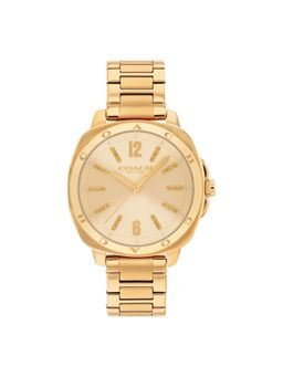 Coach - Kitt Qtz Basic Gold Round Dial Womens Watch (14504468) (M)
