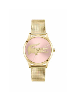 Lacoste - Crocodile Qtz Basic Pink Round Dial Womens Watch (2001418) (M)