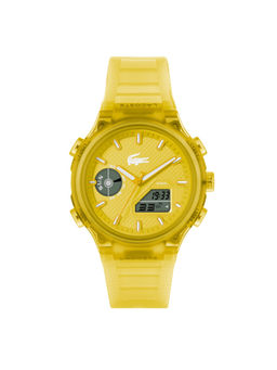 Lacoste - Lc33 Qtz Basic Yellow Round Dial Mens Watch (2011430) (M)