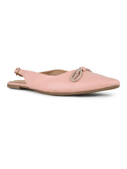 Inc.5 - Women Peach Casual Solid Pointed Toe Flat Sandals