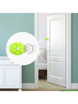 BAYBEE - Green Baby Safety Products Door Stopper- Infant Finger Pinch Corner Guard Locks