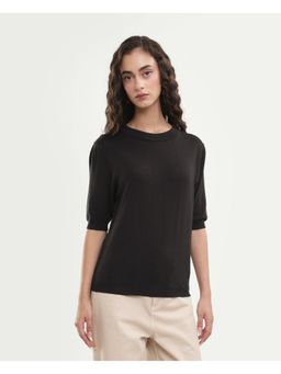 RAREISM - Solid Dark Brown Women Top