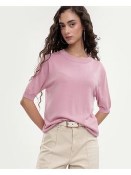 RAREISM - Solid Dusky Pink Women Top