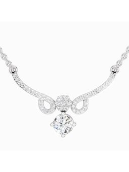 Sparkles - Lab Grown Diamond 1.09 Carat Graceful Drop Pendant Necklace for Women, 14K White Gold