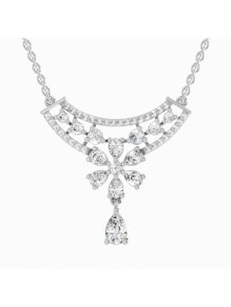 Sparkles - Lab Grown Diamond 2.06 Carat Fashion Pendant Necklace for Women, 14K White Gold