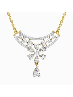 Sparkles - Lab Grown Diamond 2.06 Carat Fashion Pendant Necklace for Women, 14K Yellow Gold