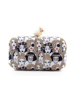 sugarcrush - Embroidered Multi-Color Clutch