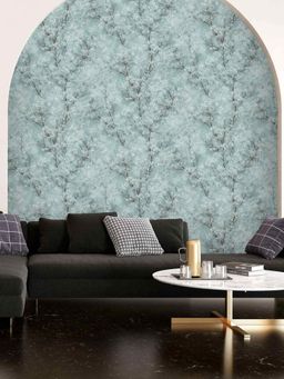 Excel - Wallpaper Peonies Lullaby In Blue