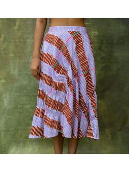 Doodlage - Lizzy Striped Lavender Skirt