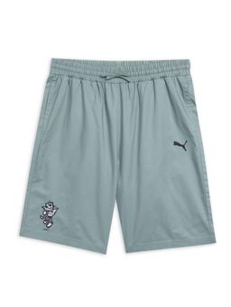 Puma - Super Woven Boy's Green Shorts