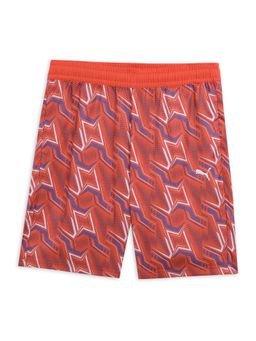 Puma - Tad Ess Aop Woven Boy's Red Shorts