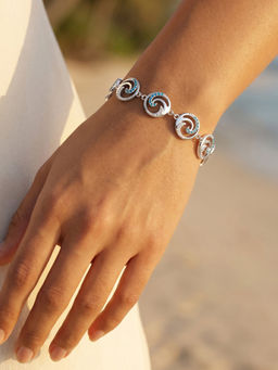 GIVA - 925 Silver Hebe Adjustable Bracelet