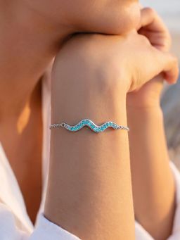 GIVA - 925 Silver Eos Adjustable Bracelet