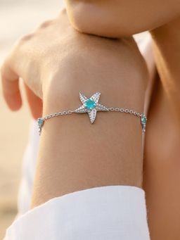GIVA - 925 Silver Nephele Adjustable Bracelet