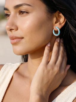 GIVA - 925 Silver Aegle Hoop Earrings