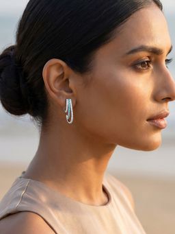 GIVA - 925 Silver Iaso Hoop Earrings