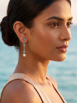 GIVA - 925 Silver Lysithea Drop Earrings