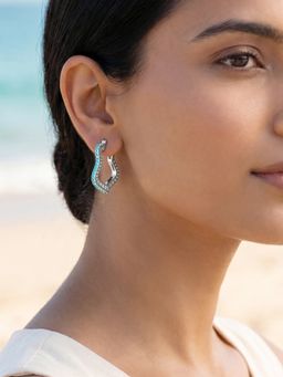 GIVA - 925 Silver Cassiopeia Hoop Earrings