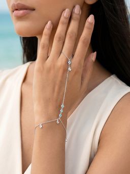 GIVA - 925 Silver Alectrona Adjustable Hathphool