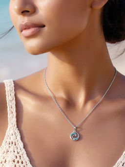 GIVA - 925 Silver Amphitrite Necklace