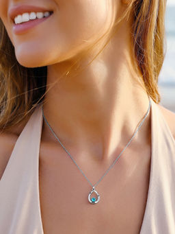GIVA - 925 Silver Asteria Necklace