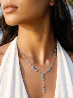GIVA - 925 Silver Ericka Lariat Necklace