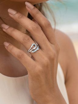 GIVA - 925 Silver Eurybia Ring
