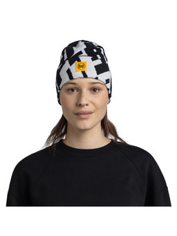 Buff - Unisex Black Knitted Beanie