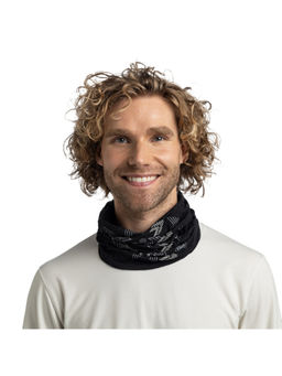 Buff - Unisex Black Merino Lightweight Tubular