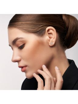 EMORI - Fluttering Flair Earring in 18KT Gold | Authentic & Certified Lab Diamonds