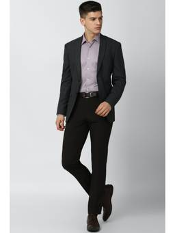 Van Heusen - Solid Black Trousers