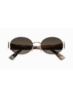 Etnia Barcelona - BRENDA Acetate Oval Brown Sunglasses For Unisex-4BRENDA53SBKGD (53)