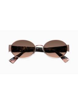 Etnia Barcelona - BRENDA Acetate Oval Brown Sunglasses For Unisex-4BRENDA53SPGHV (53)