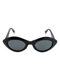 Etnia Barcelona - Ampat Acetate Oval Grey Sunglasses for Unisex-5AMPAT50SBK (50)