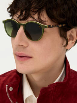 Etnia Barcelona - Avinyo Acetate Round Green Sunglasses for Unisex-5AVINY351SGRHV (51)