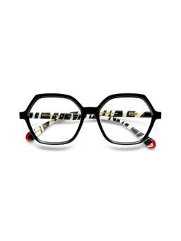 Etnia Barcelona - BRUTAL NO.26 Acetate Square Black Eyeglass Frames For Unisex-5BRUT2650OBK (50)