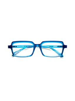 Etnia Barcelona - BRUTAL NO.29 Acetate Rectangle Blue Eyeglass Frames For Unisex-5BRUT2953OTQ (53)