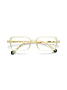 Etnia Barcelona - BRUTAL NO.29 Acetate Rectangle White Eyeglass Frames For Unisex-5BRUT2953OWH (53)