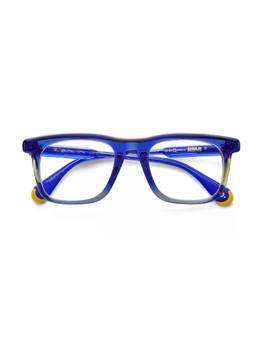 Etnia Barcelona - BRUTAL NO.34 Acetate Square Blue Eyeglass Frames For Unisex-5BRUT3451ODGYW (51)