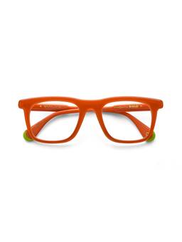 Etnia Barcelona - BRUTAL NO.34 Acetate Square Orange Eyeglass Frames For Unisex-5BRUT3451OOG (51)