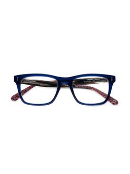 Etnia Barcelona - CADAQUES Acetate Rectangle Navy Blue Eyeglass Frames For Men-5CADAQU52OBL (52)