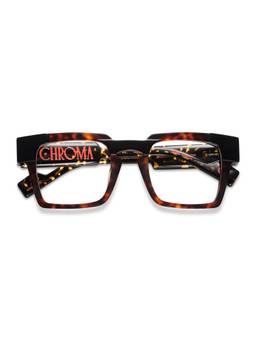 Etnia Barcelona - CHROMA - NO09 Acetate Square Brown Eyeglass Frames For Unisex-5CHR00949OHV (49)