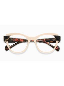 Etnia Barcelona - CHROMA - NO05 Acetate Butterfly White Eyeglass Frames For Unisex-5CHRO0551OWHBR (51)