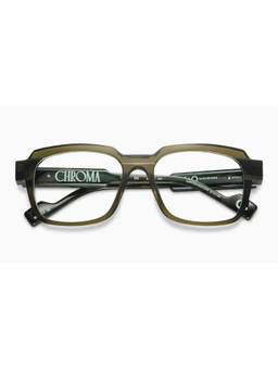 Etnia Barcelona - CHROMA - NO07 Acetate Rectangle Green Eyeglass Frames For Unisex-5CHRO0754ODG (54)